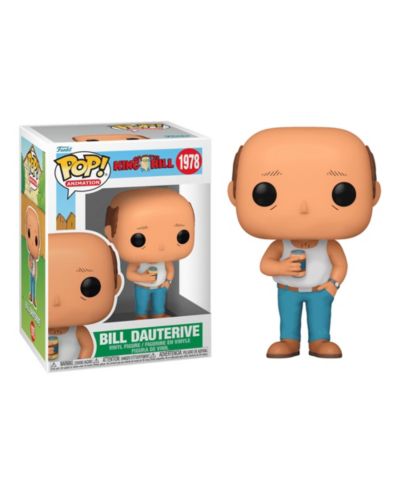 Funko Pop! King of the Hill Bill Dauterive 3.75" Vinyl Figurine, Ages 3+