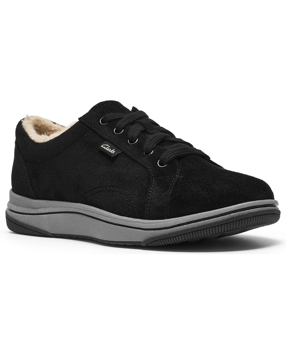 Clarks женские кроссовки Breeze из теплой замши с искусственным мехом