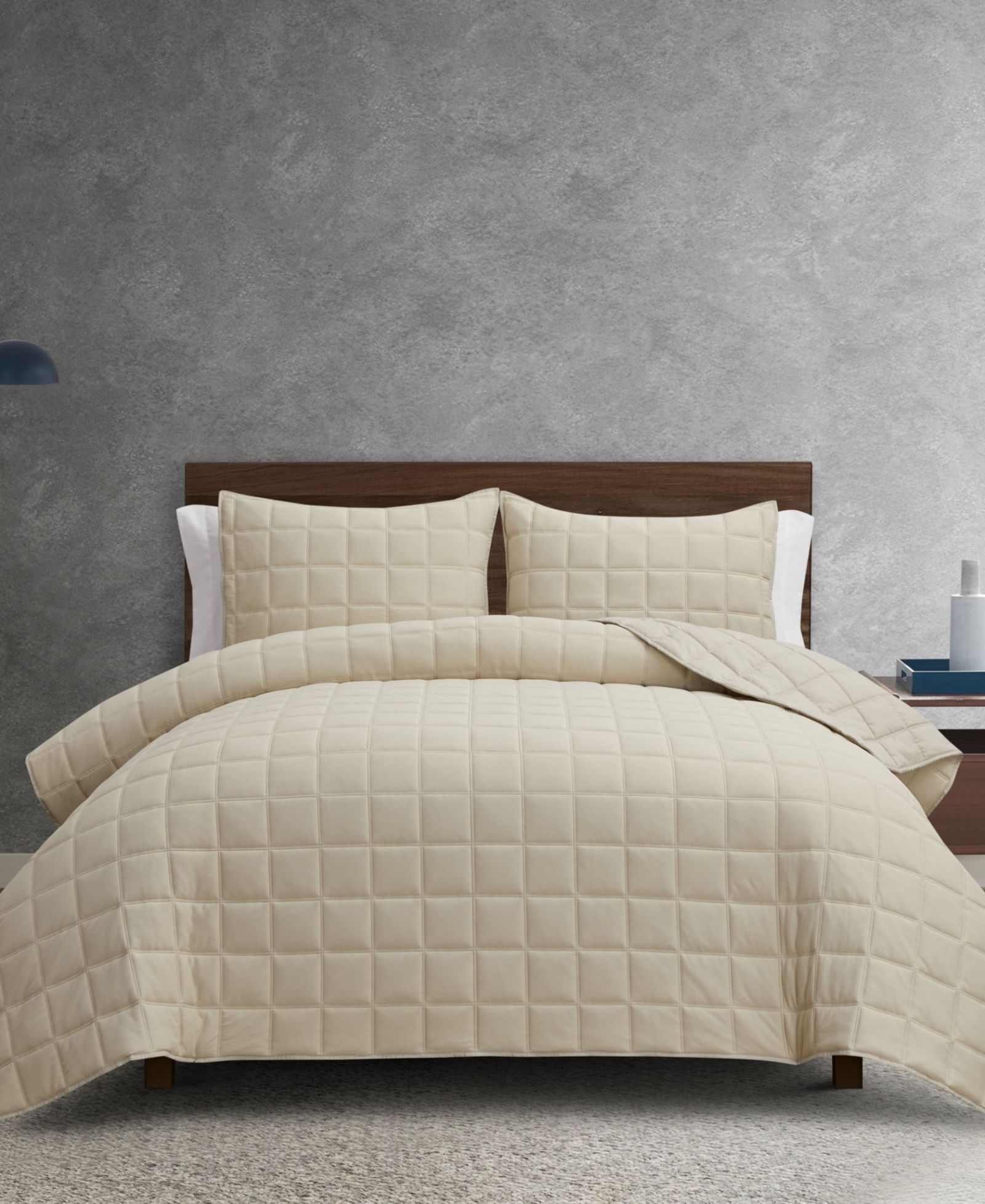 Perry Ellis Clarice Textured 3-Pc. Quilt Set, Full/Queen