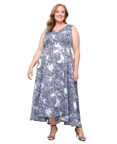 Вечернее платье SL Fashions Plus Size High-Low Hem Ball Gown