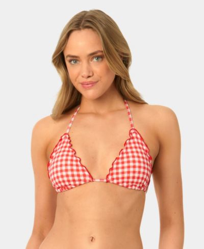 Женский купальник California Waves Gingham с воланами по краю