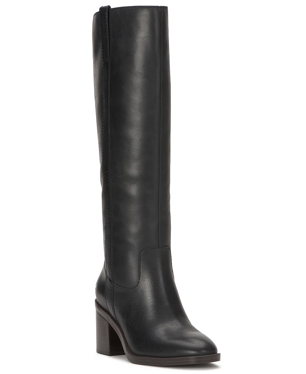 Lucky Brand Women's Adana Wide Calf Tall Block Heel Boots