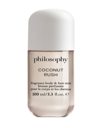 philosophy Coconut Rush парфюмированный мист для тела и волос, 3.3 oz.