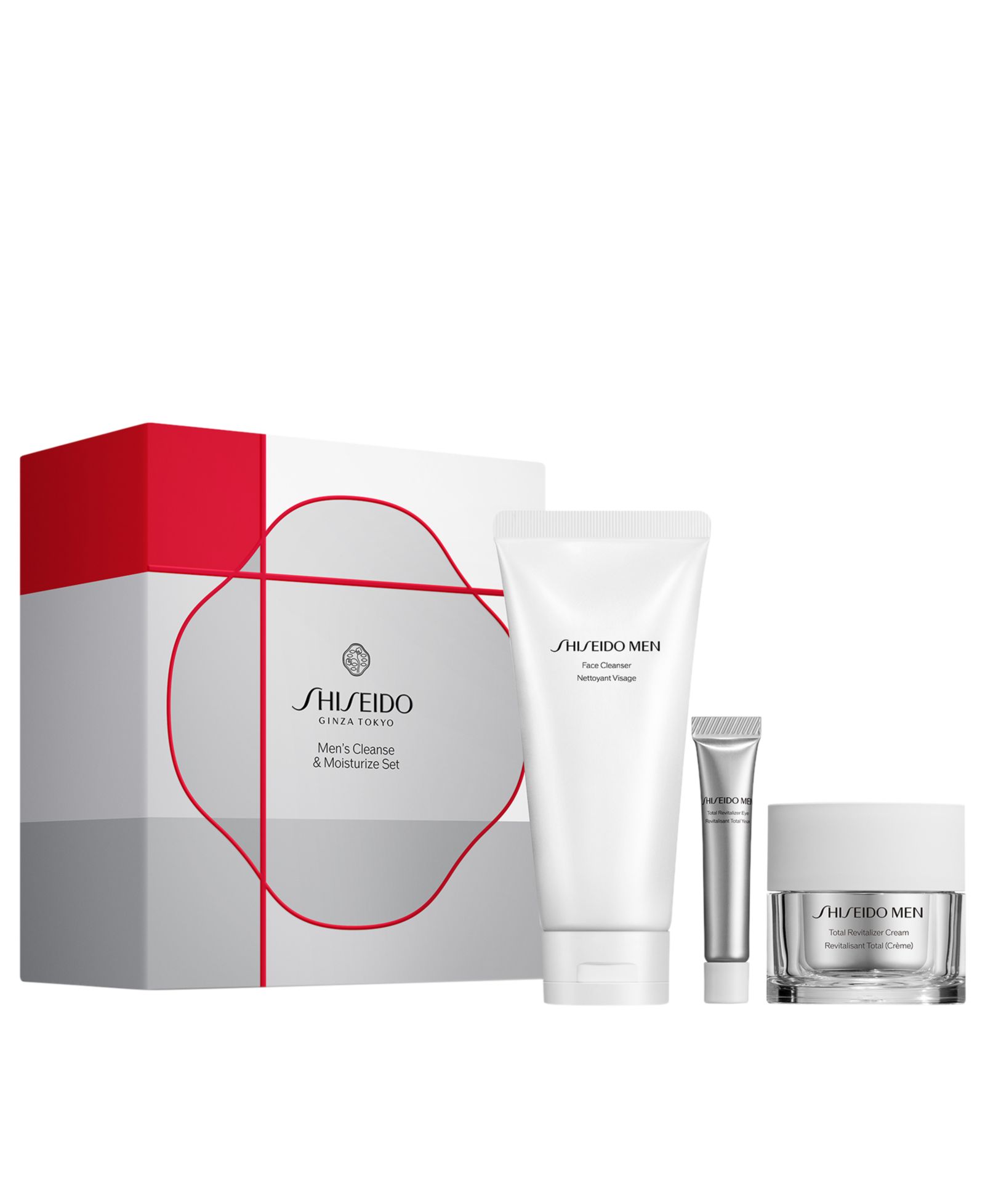 Подарочный набор для очищения и увлажнения кожи Shiseido Men's 3-Pc.