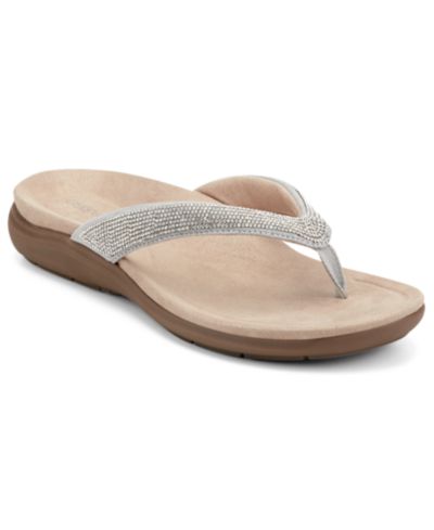 Easy Spirit Женские сандалии Wendi Embellished Thong Slip-On