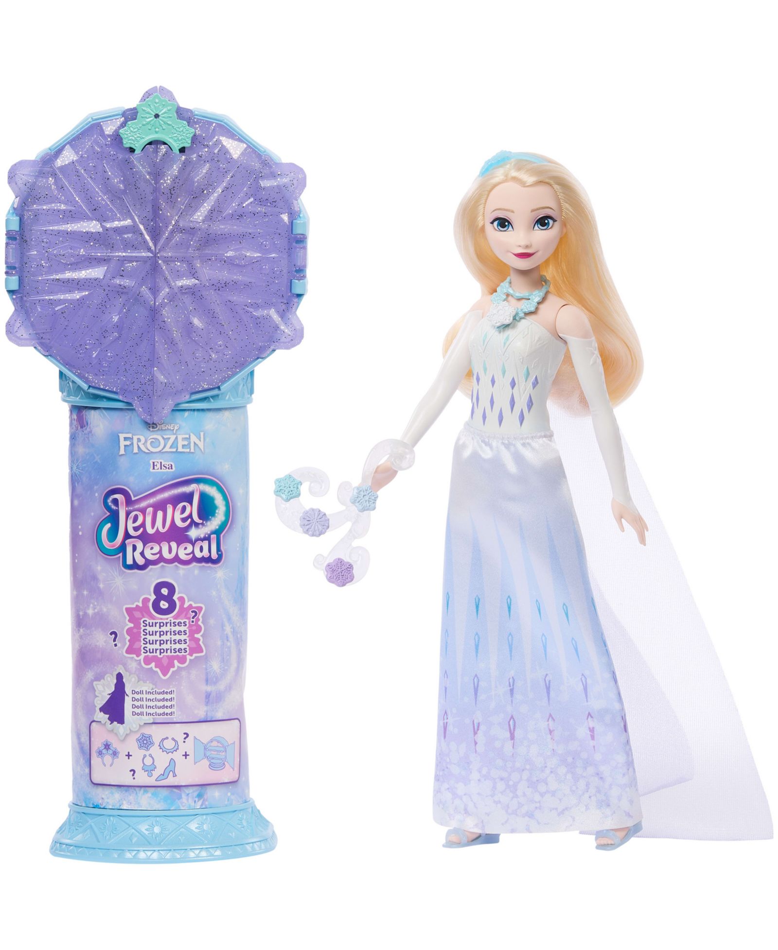 Кукла Disney Princess Elsa Jewel Reveal Surprise, от 3 лет