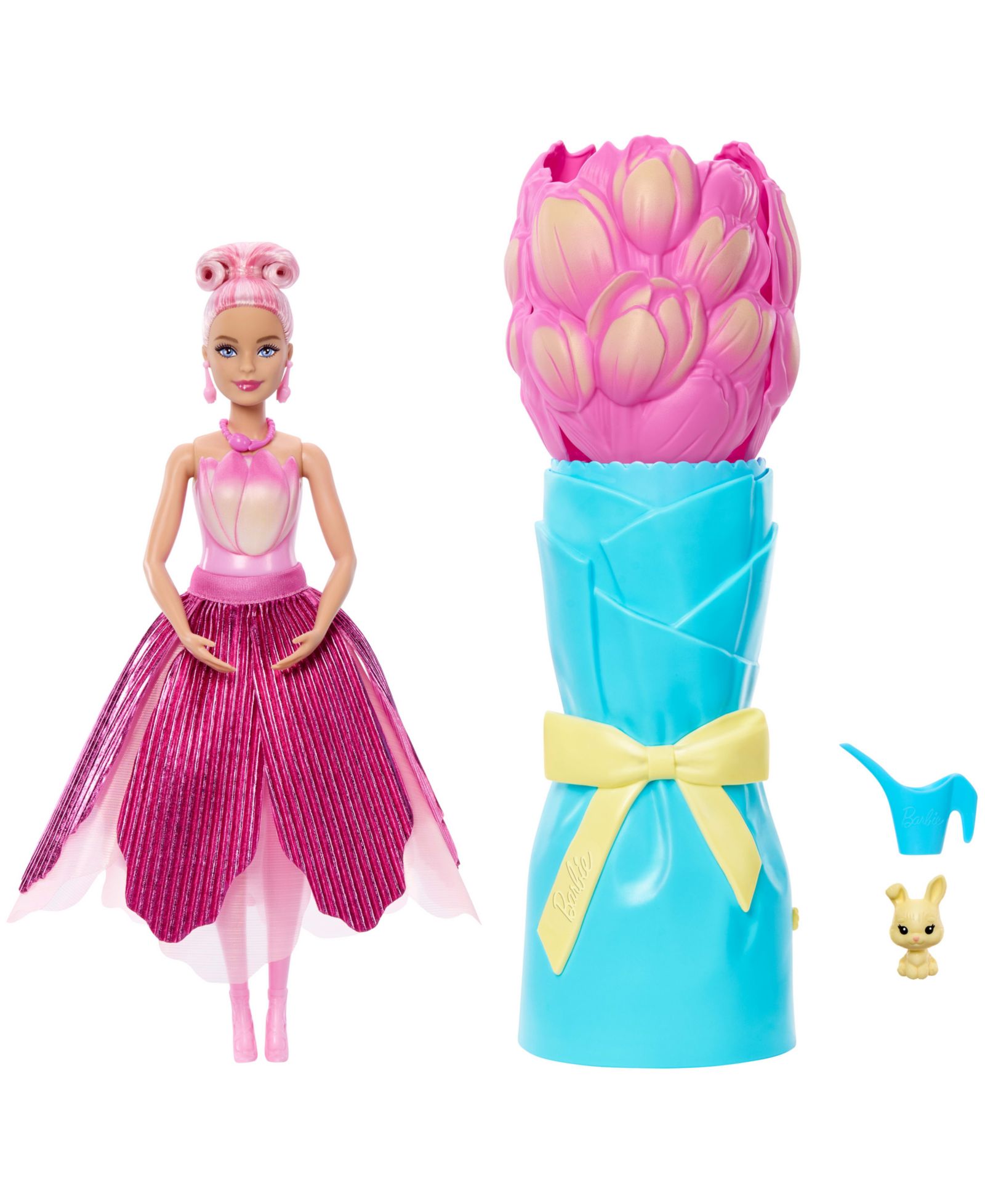 Кукла Barbie Petal Pop с ароматом цветов и скрытым дизайном одежды, для детей от 3 лет