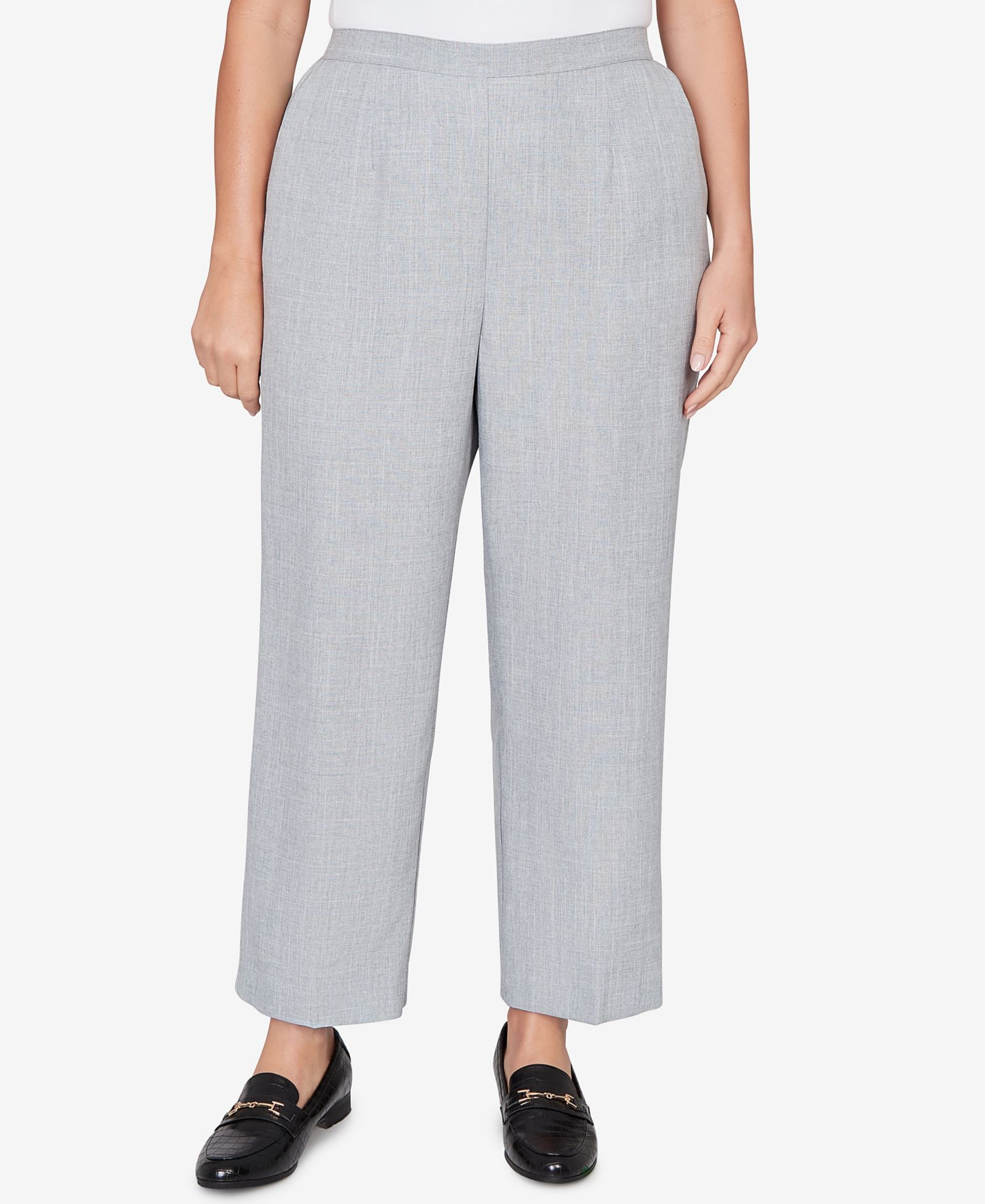 Женские брюки Alfred Dunner Plus Size Al Fresco Tailored Flat Front