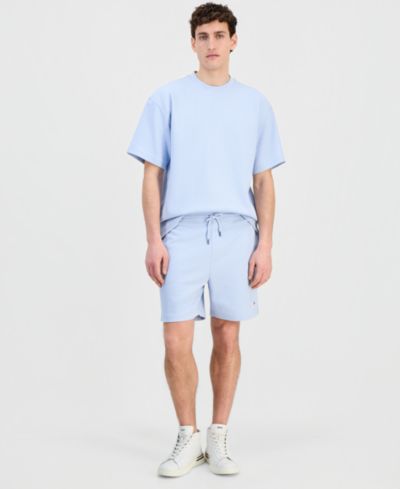 HUGO by Hugo Boss Men's Waffle Jersey 7" Drawstring Shorts