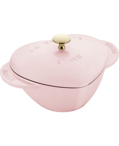 Кокотница Staub из эмалированной чугунной стали Heart 1.75-Quart