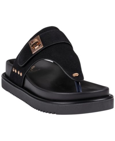 GC Shoes Women's Cailan Thong Platform Footbed Sandals