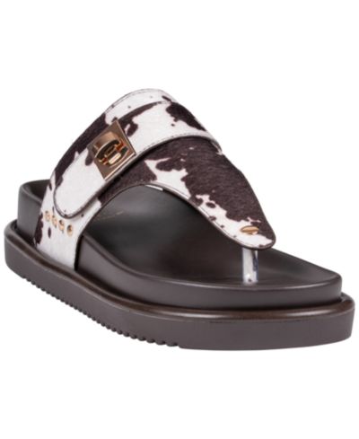 GC Shoes Women's Cailan Thong Platform Footbed Sandals