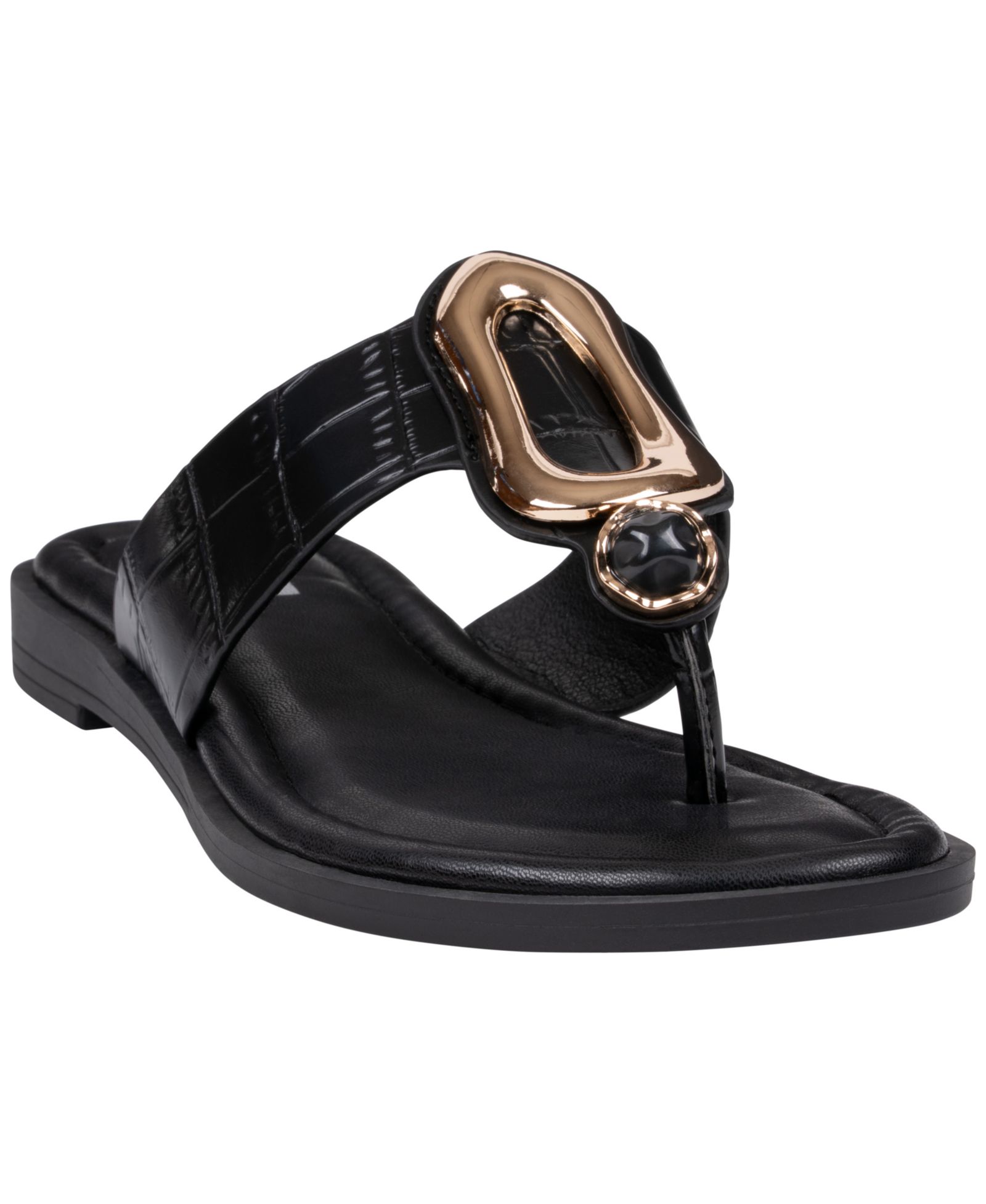 GC Shoes Women's Evarie Thong Flat Sandals