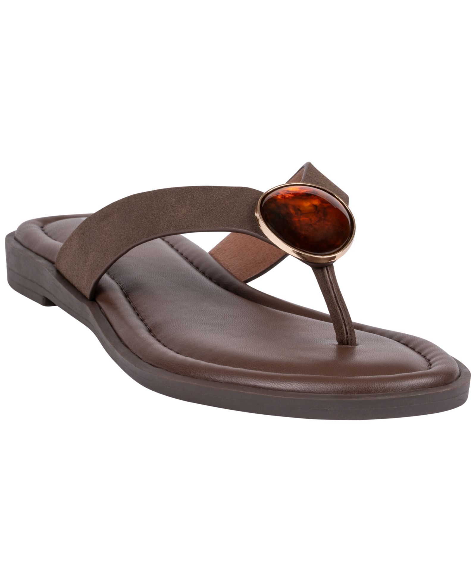 GC Shoes Women's Jaylis Thong Flat Sandals