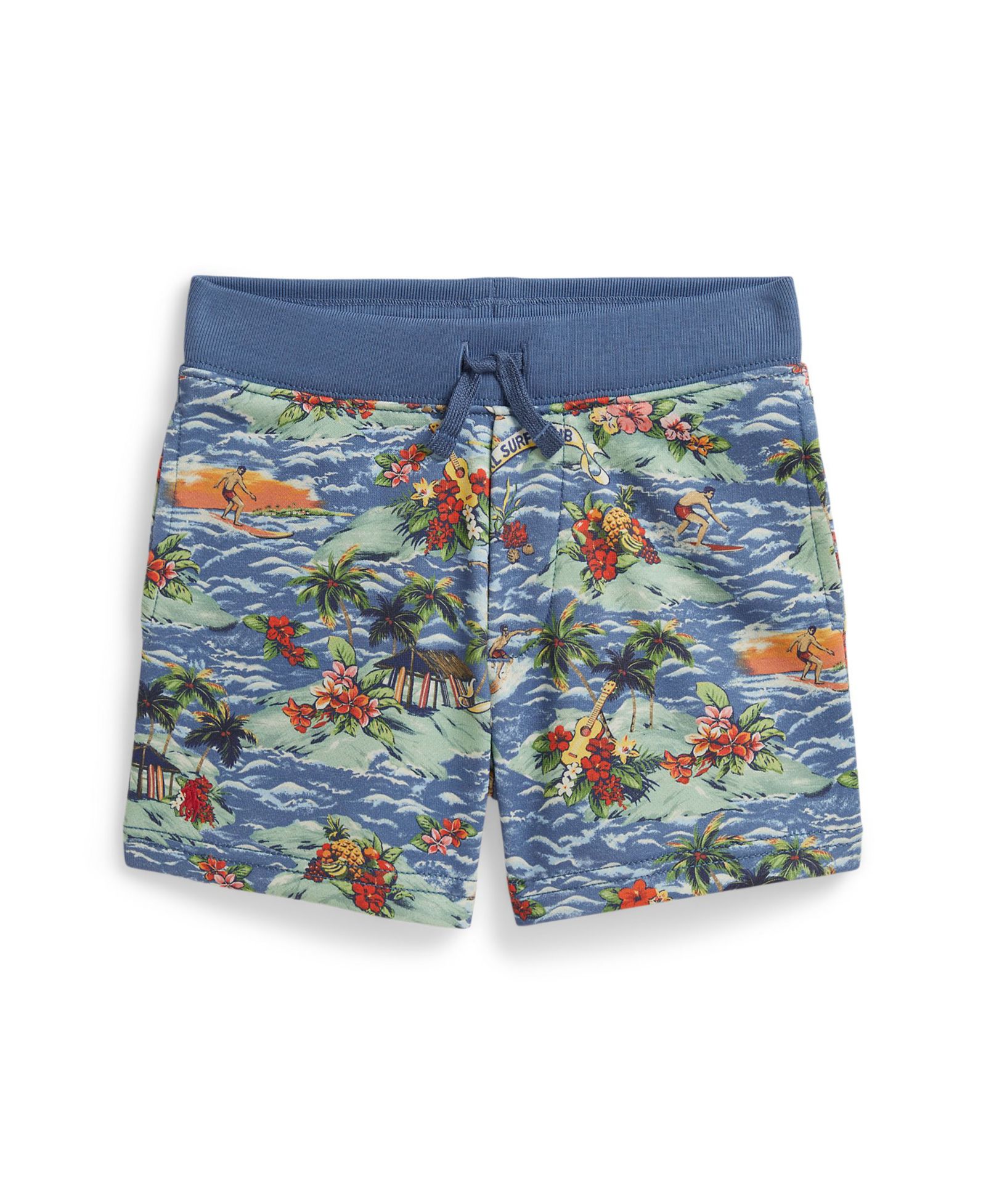 Polo Ralph Lauren Boys' 2-7 Tropical-Print Drawstring Shorts