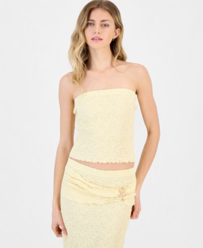 Madden Girl Juniors' Pucker Tube Top