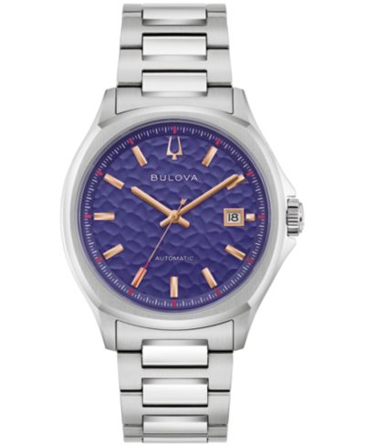 Мужские часы Bulova Tony Bennett NYC Silver-Tone Stainless Steel 32mm