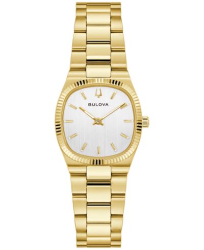 Bulova Женские классические часы Super Seville Gold-Tone Stainless Steel 25mm
