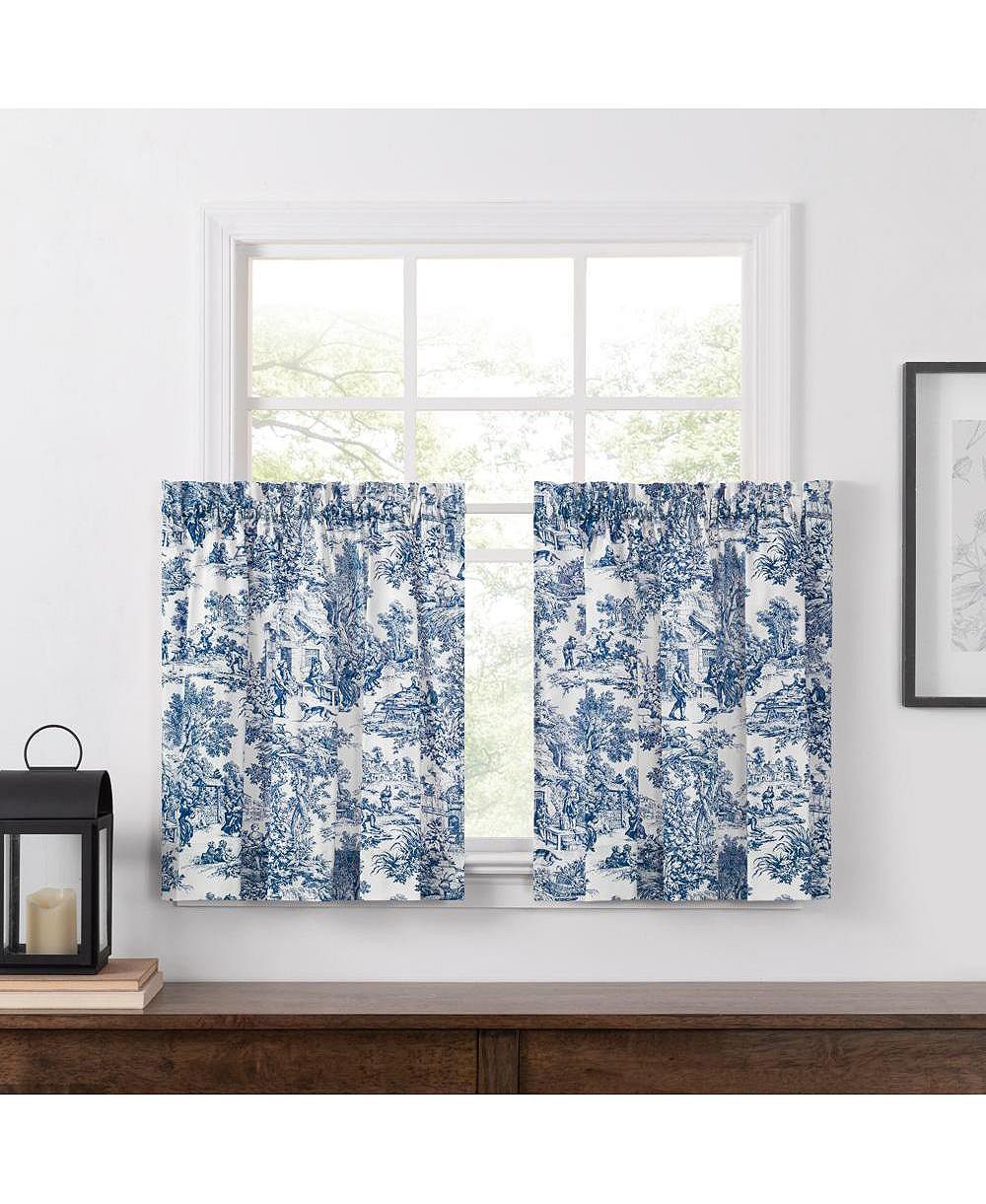 Ellis Curtain Комплект штор Victoria Park Toile 2-Piece Room Darkening Window Rod Pocket