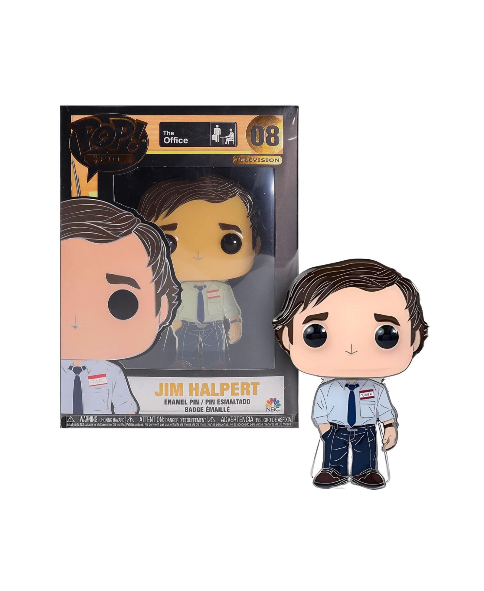 Значок Funko Jim Halpert Pop! 3 дюйма, для детей от 3 лет