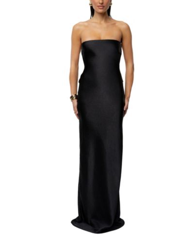 JLUXLABEL Women's Regal Rising Satin Maxi Dress