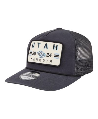 Мужская кепка New Era, Utah Mammoth, цвет Charcoal, регулируемая
