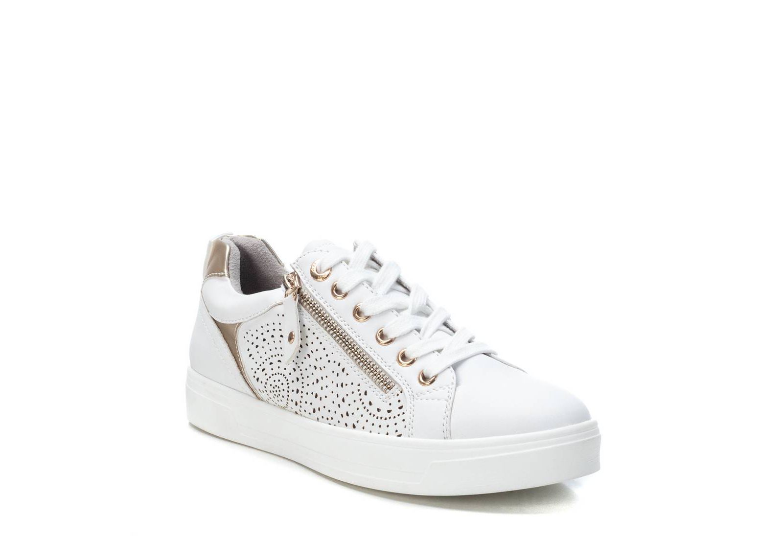 XTI Women's Side Zipper Casual Sneakers