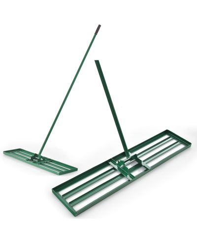 Грабли для выравнивания газона Costway 42'' x 10'' Heavy Duty
