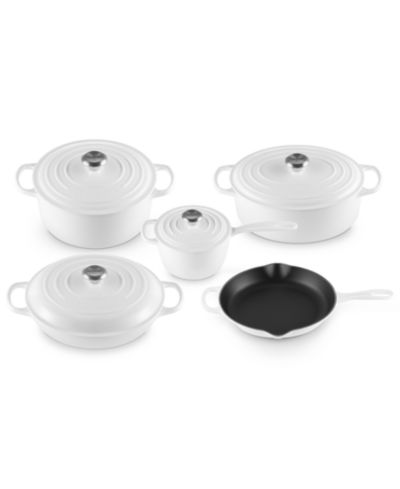 Le Creuset Signature Enameled Cast Iron 9-Piece Cookware Set