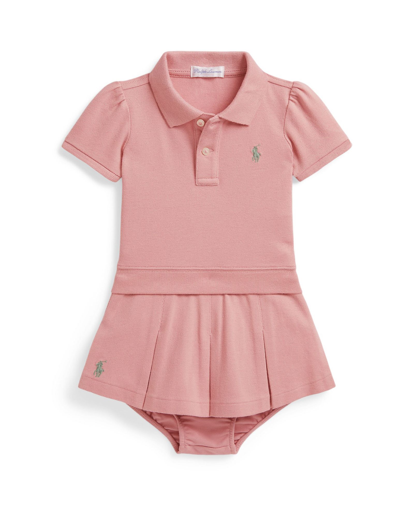 Детский комплект из рубашки поло и шорт из сетки от Polo Ralph Lauren