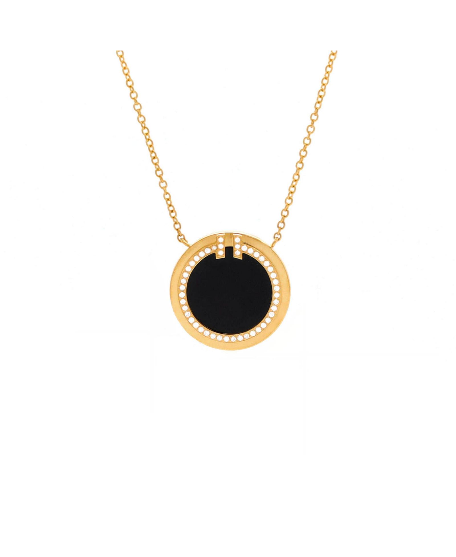 Pre-Owned Tiffany & Co T Circle Pendant Necklace