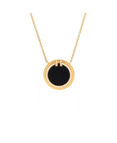 Ожерелье-подвеска Tiffany & Co T Circle Pendant Necklace (Pre-Owned)