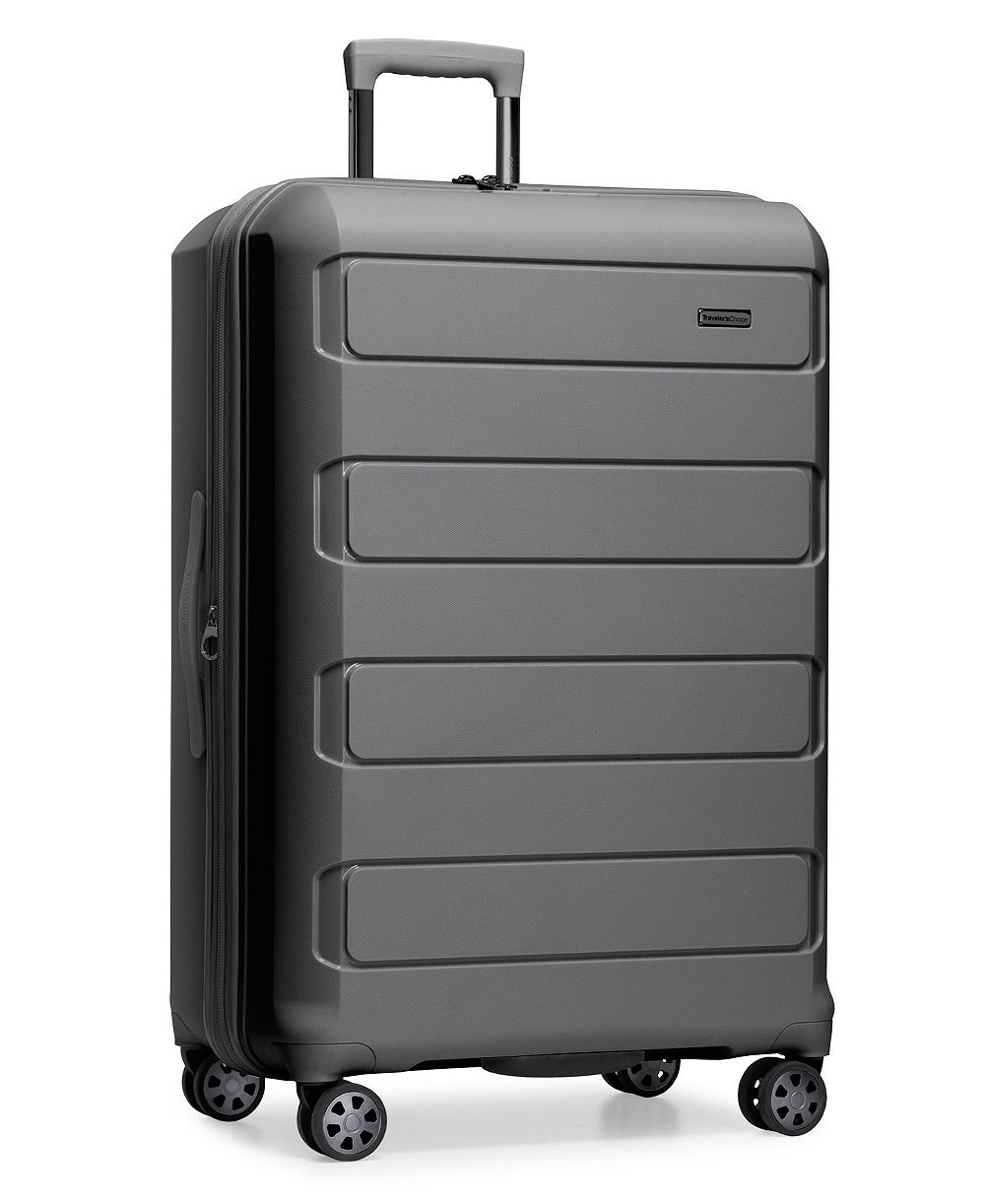 Чемодан Traveler's Choice Pagosa Large Checked Hardside разборный со спиннером