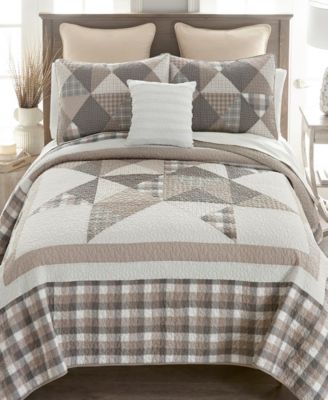 Donna Sharp Smoky Star 3-Pc. Quilt Set, Queen