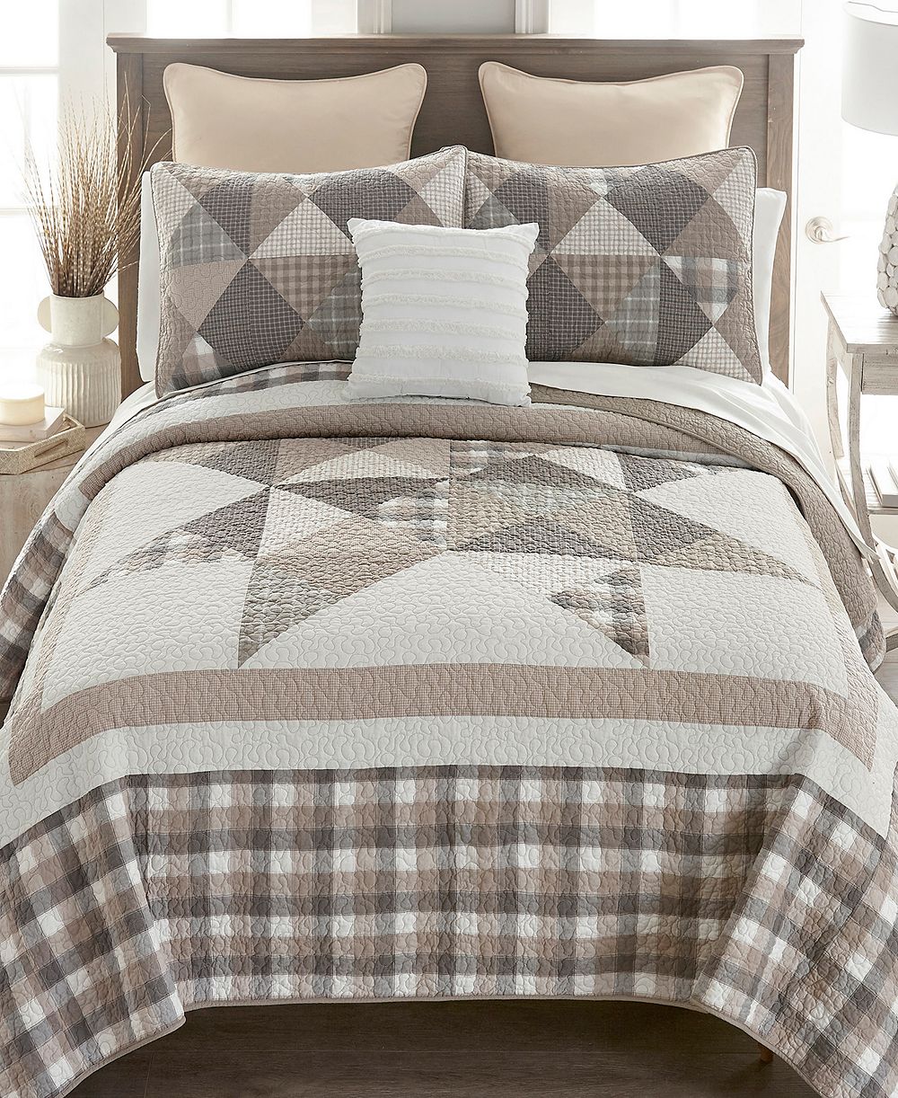 Donna Sharp Smoky Star 3-Pc. Quilt Set, King