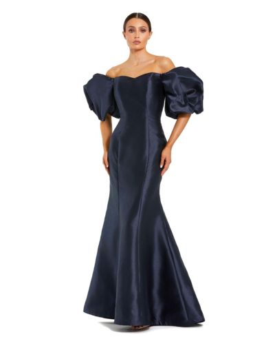 Mac Duggal Women's Sweetheart Off The Shoulder Puff Sleeve Gown