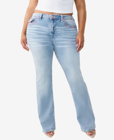 Джинсы True Religion Plus Size Becca Mid-Rise Bootcut