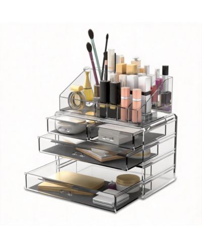 YIGII 6-Drawer Makeup Organizer with 16