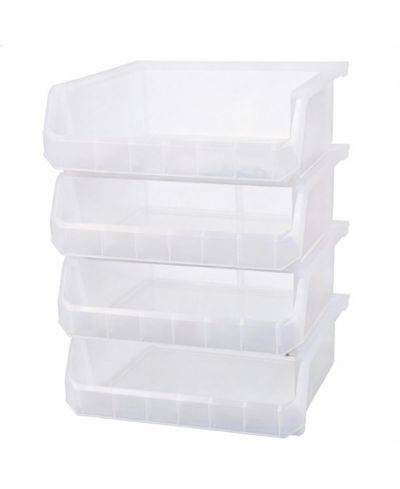 YIGII Extra Large Stackable Storage Bins for Home Organization 4-Pack