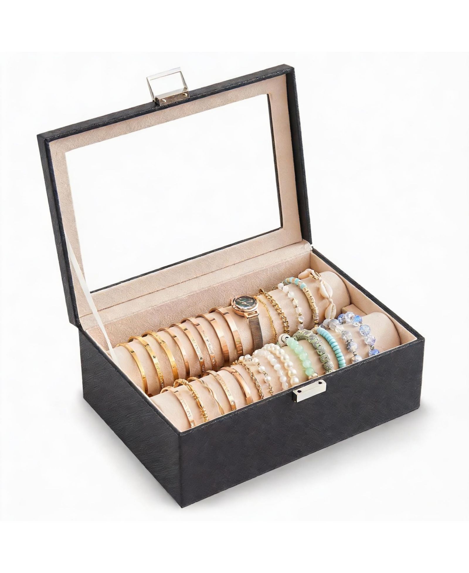 Органайзер для украшений YIGII Clear Lid Bangle Box