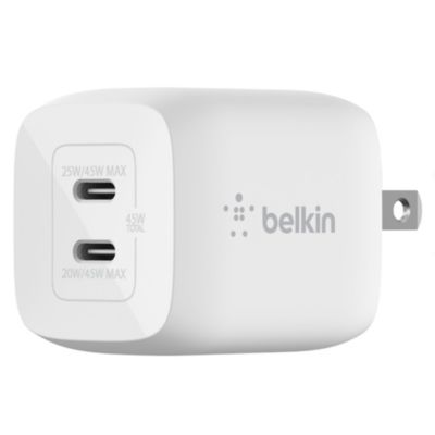 Belkin Dual Port USB C PD Wall Charger with PPS 45W