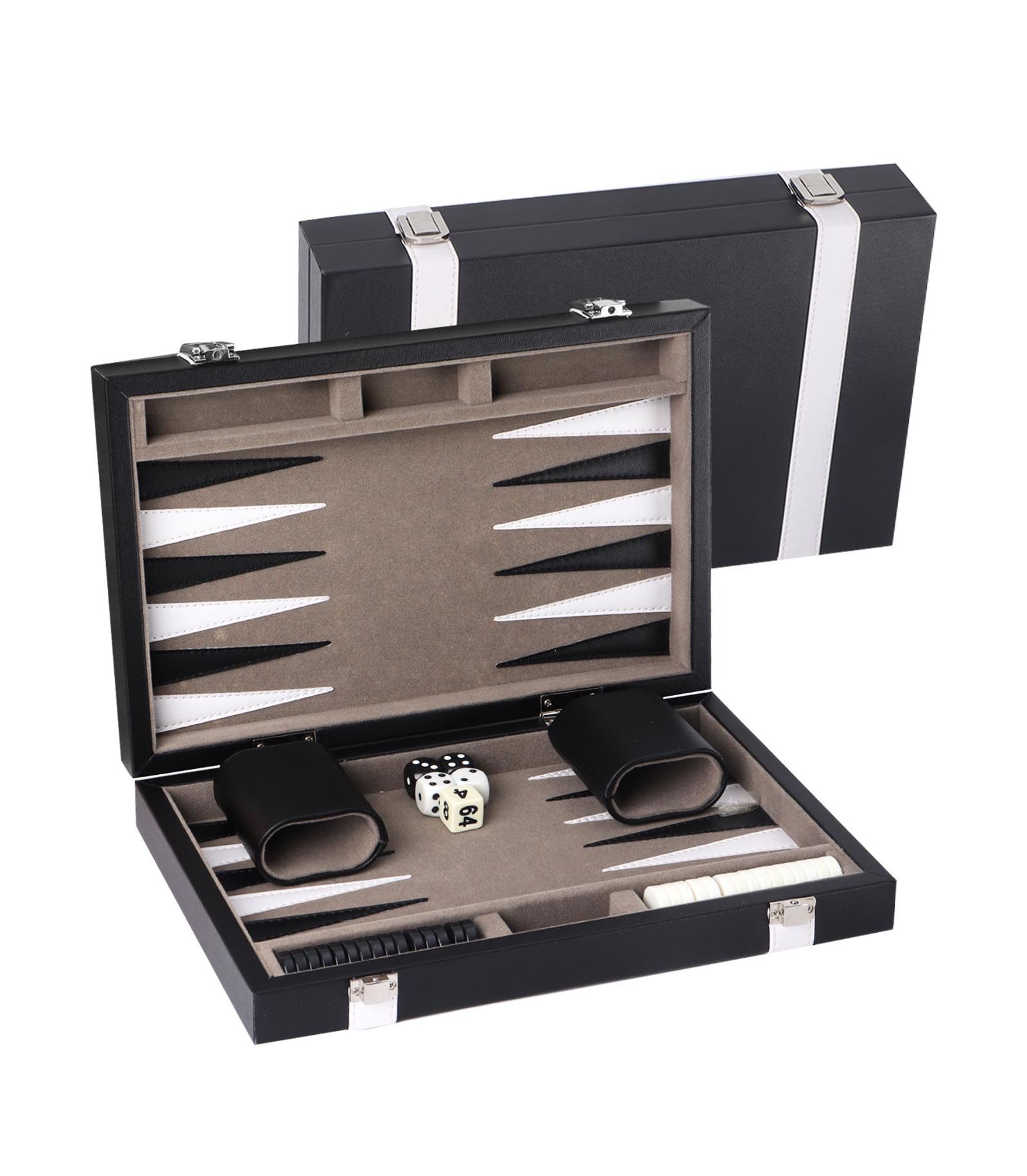 Gse Games & Sports Expert Backgammon Classica Leatherette Board Game Set, Ages 14+