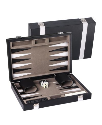 Набор для игры в нарды GSE Games & Sports Expert Premium Leather Backgammon Board Game Set с кожаным чехлом