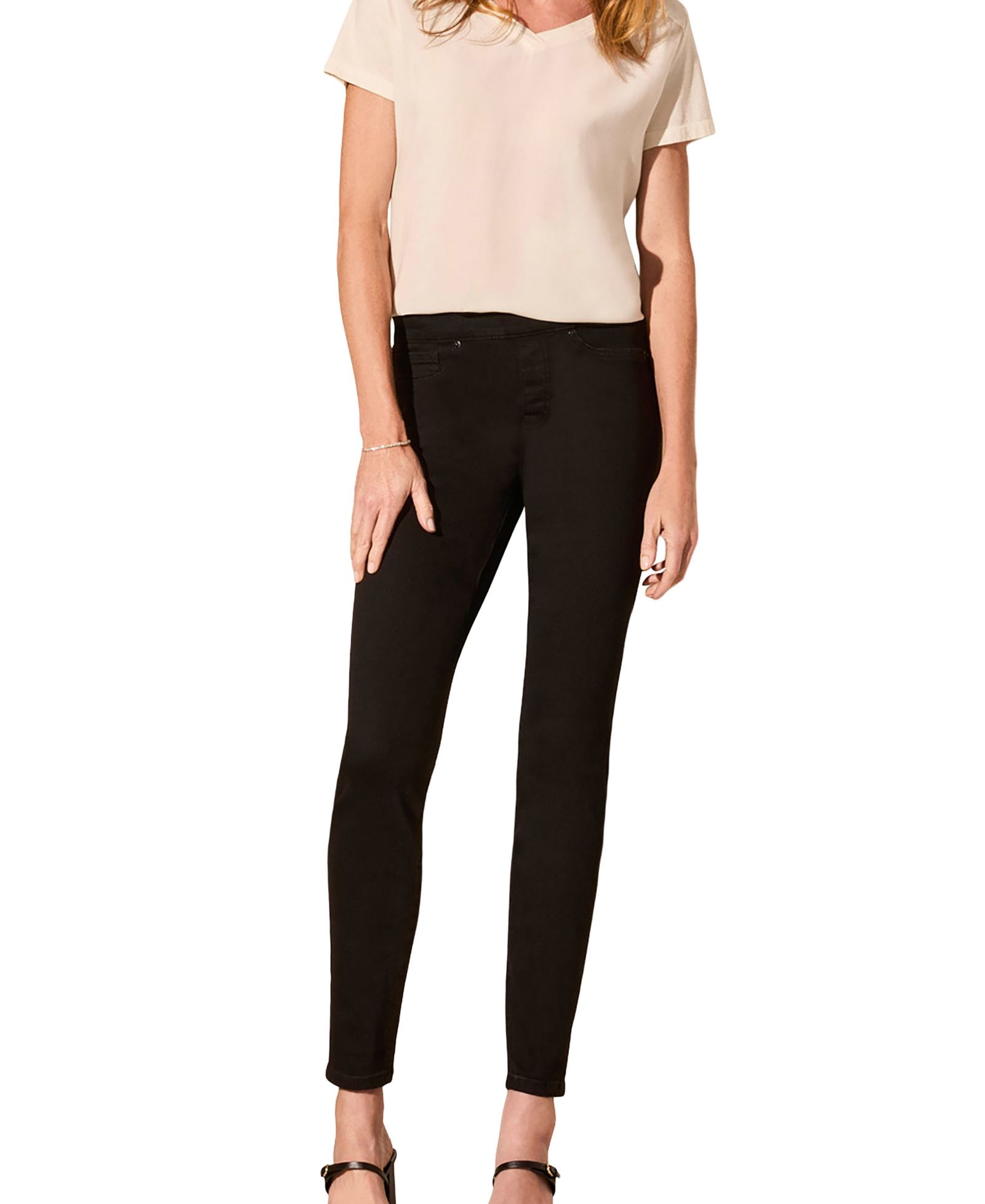 TRIBAL Women’s Audrey Elastic-Waist Jeggings