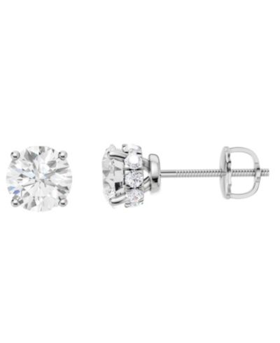 Серьги-гвоздики Macy's Diamond Studs 2 ct. t.w. в белом золоте 14k