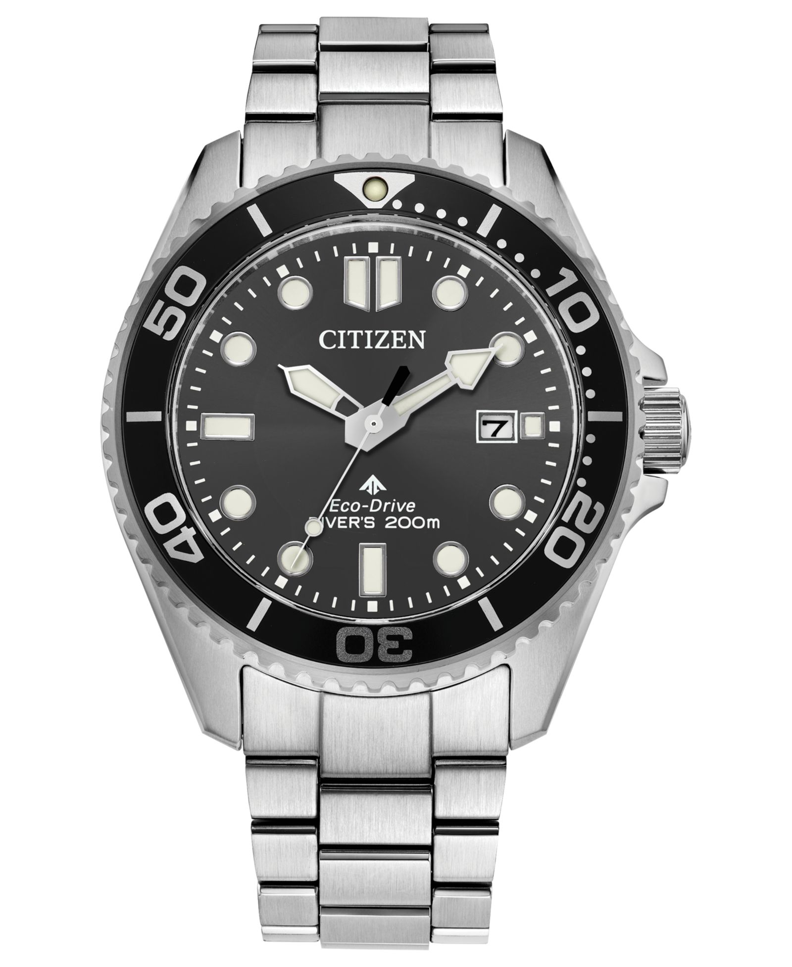 Citizen Мужские часы Promaster Dive 3 из стали с браслетом, 41mm