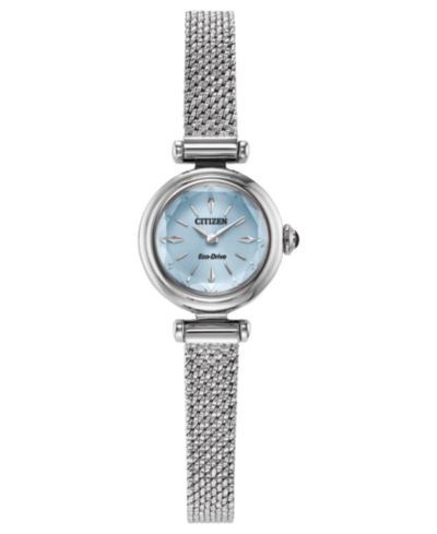 Женские часы Citizen Fio Silver-Tone Stainless Steel Bracelet, 18.4mm