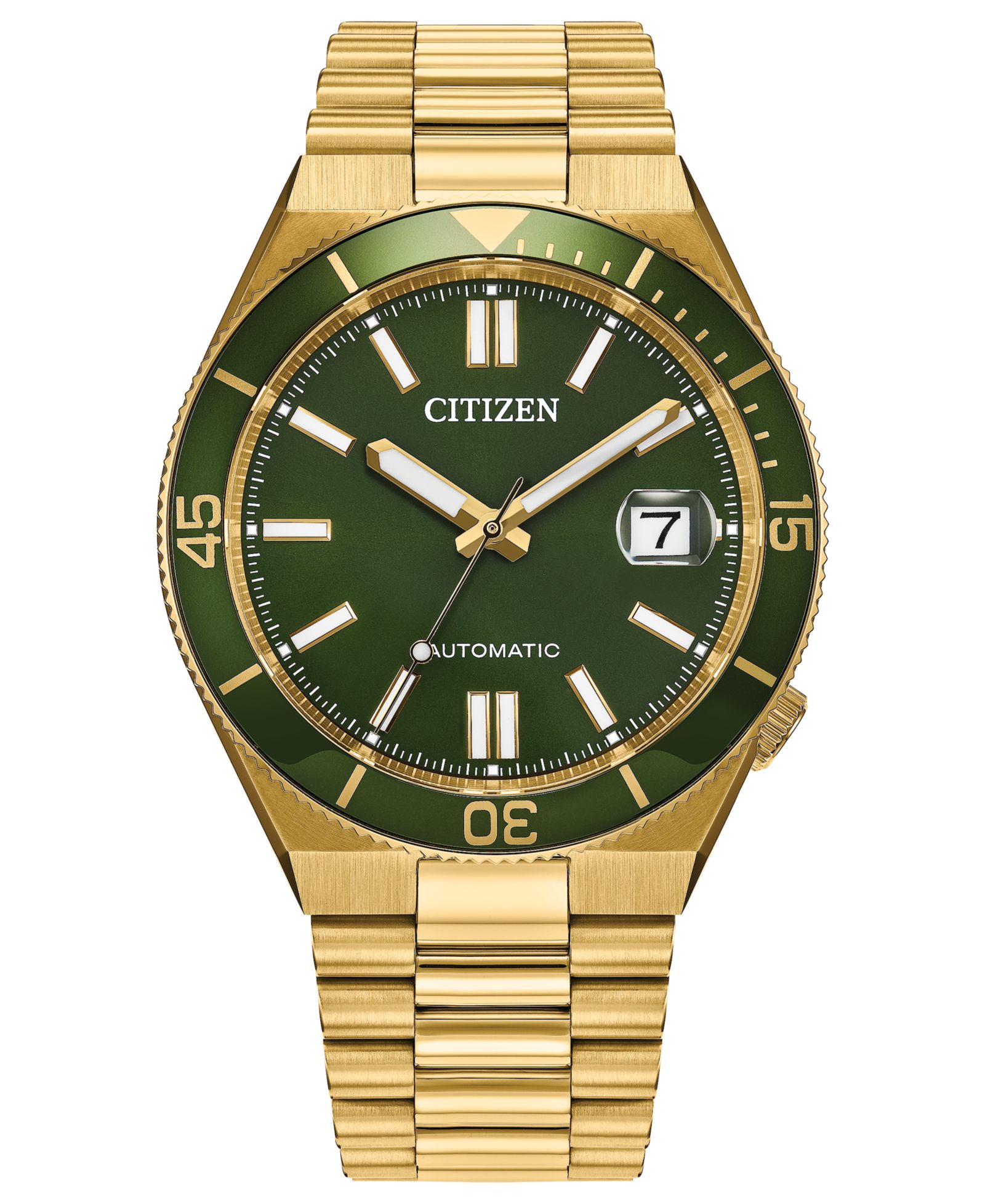 Citizen Men's Tsuyosa Shore Gold-Tone Stainless Steel Bracelet Watch, 40mm