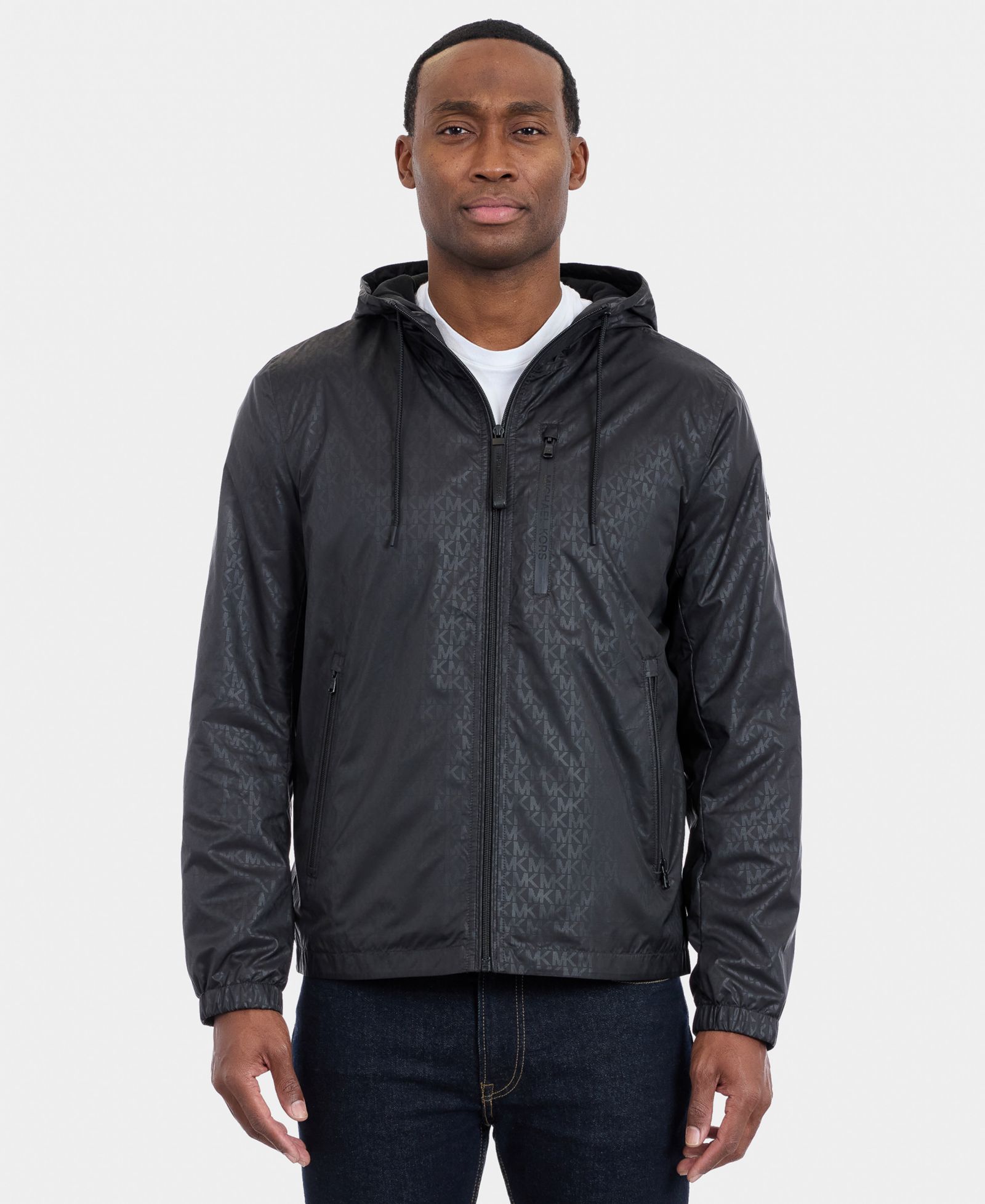 Michael Kors Men's Hooded Windbreaker Jacket