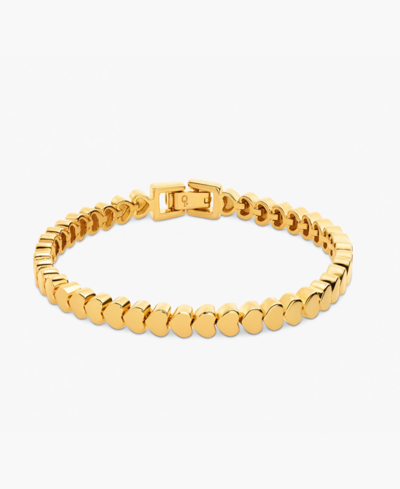 Браслет Oak & Luna Heart Dot Gold Vermeil